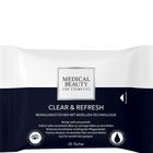 Bild: MEDICAL BEAUTY for Cosmetics Clear & Refresh Gesichts Reinigungstücher
